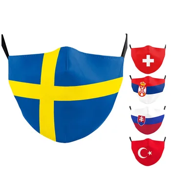 Suaugę Vaikai Švedija Šveicarija Vėliavos Kaukės, Serbija, Slovakija, Turkija Skalbti Daugkartinių Kaukės Kd2.5 Kaukę, Respiratorių Burną Dangtis