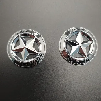 2 vnt Automobilių Stilius TEXAS EDITION Logotipas 3D Metalo Lipdukas Logotipas Ženklelis Lipdukas Universaliųjų Automobilių, Motociklų Dekoratyviniai Aksesuarai