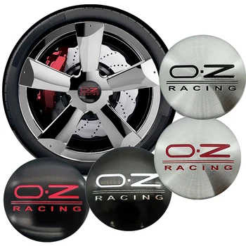 4pcs O. Z OZ RACING 56mm automobilių ratų centras hub bžūp Ženklelio Lipdukai Varantys Dulkėms apima logotipas Ženklelis automobilių optikos reikmenys