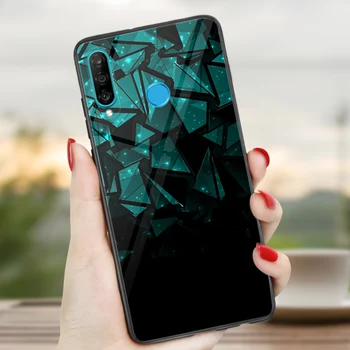 Geometrinis Marmuro Telefoną Atveju Huawei 30 Lite P40 PRO P20 P9 P10 P Smart 2018 2019 2020 Plus Z Blizgus Dangtelis P40 Lite E