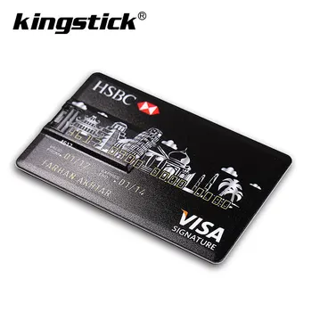 Karšto pardavimo kreditinės kortelės modelis Usb Flash Drive 4GB 8GB 16GB atminties Banko kortele 32GB 64GB 128GB Pendrive memoria usb Pen Drive