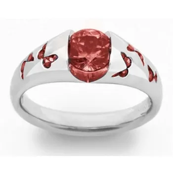Japonija Ir Pietų Korėja Stiliaus Žiedai Moterims Senovinių Papuošalų, Sidabriniais Piršto Žiedai Ponios Drugelis Kalnų Krištolas Žiedas Crystal Moterims
