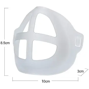 5vnt Maisto kokybės Silikono 3D Nagų Kaukė Paramos Kvėpavimo Padėti Padėti Kaukė Vidinės Pagalvėlės Laikiklis Kaukė Turėtojas Kvėpuojantis Vožtuvas