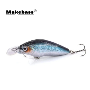 MAKEBASS Bass Žvejybos Masalas Crankbait 6.5 cm/8.5 g Plūduriuoja Kieto Jaukų Wobblers Žvejybos Reikmenys, už Bass ir pan.Pesca carnada