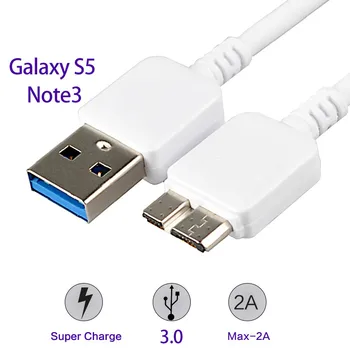 Micro USB 3.0 Kabelį, Greitas Duomenų Sinchronizavimo Įkrovimo Laidas Samsung Galaxy S5 SM-G900H Note3 N9006 N9005 N900 N9009 N9008 3200mAh