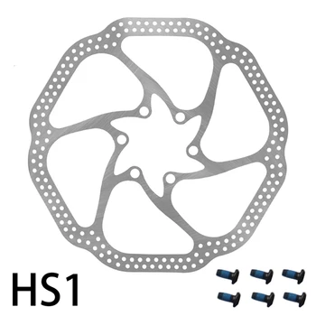 Aukštos kokybės MTB/road diskiniai stabdžiai/cyclocross dviračių stabdžių diskas, 6-bolt,centrinės 160mm 180mm dviračių stabdžių rotorius,su varžtais HS1 G3