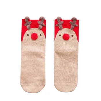 ARMKIN 1 Pora Moterų kojinės Atsitiktinis žiemos Kalėdų Kojinės Dovydo elniai Kojinės Medvilnės Animacinių filmų Išlaikyti Šiltas lady Kojines Kalėdų Dovana