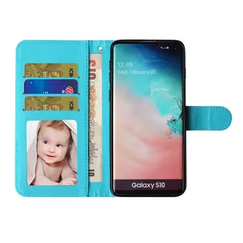 Etui Flip Case For iphone 12 Mini Pro 11 X XS Max Mielas Vilkas Piniginės SE 2020 6 6S 7 8 Plius 5S Kortelės Kišenės Padengti Gėlių Atveju DP01G