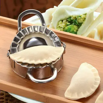 Jiaozi Konditerijos Virtuvės Formavimo Priemonės, Nerūdijančio Plieno Kukulis Maker Wraper Tešlos Cutter Pelėsių Lengva ekologiškus maisto gaminimas 