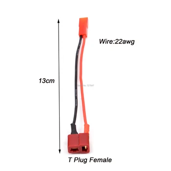 22AWG XT30U XT60 XT60H T-plug Male / Female Jungtis į DĻSV prijunkite įkroviklio adapteris LiPo Baterijos Modelis Įkrovimo Konverteris Švino