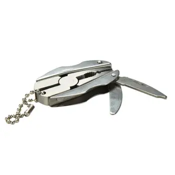 Mounchain Kišenėje Priemonės Mini Foldaway Keychain Replės, Peilis, Atsuktuvas Daugiafunkcinis Įrankis