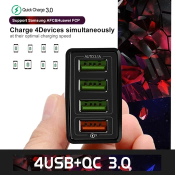 Elough 30W Greitai Įkrauti 3.0 Greitas USB Įkroviklis iPhone 7 x 