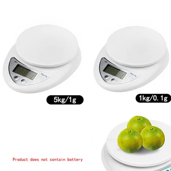 DIDIHOU 5kg/1g 1kg/0,1 g Nešiojamas Skaitmeninis Masto LED Elektroninės Svarstyklės Pašto Maisto Matavimo Masės Virtuvės LED Elektroninės Svarstyklės
