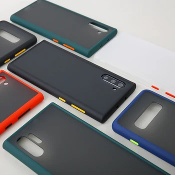 Atsparus smūgiams Telefoną Atveju Xiaomi Pastaba Redmi K30 K30I 10 Ultra Lite Pocophone X2 F2 M2 5G Pro Matinis Minkštas Permatomas Smart Cover
