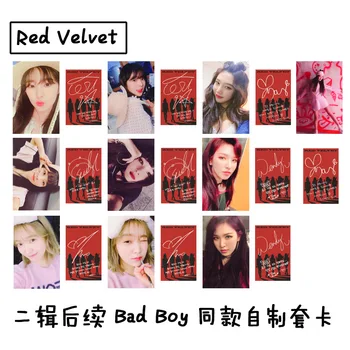 Kpop Raudonos Aksomo photocard aukštos kokybės HD nuotraukų Albumą RedVelvet Kpop Raudonos Aksomo foto kortelę nauja siunta plakatas photocards