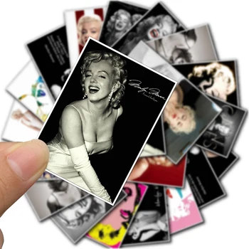 25PCS Garsioji Aktorė Marilyn Monroe Lipdukai 