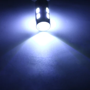 4Pcs Automobilių Šviesos H3 5630 10SMD LED Automobilio Rūko Važiavimo Šviesos Lempos Lemputė Balta Auto priekinio Žibinto Lemputė, Rūko Žibintai