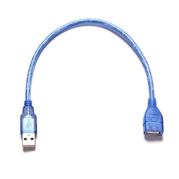30cm USB 2.0 Vyrų ir Moterų ilgiklis Didelės Spartos USB prailginimo Duomenų Perdavimo Sinchronizavimo Kabelis PC