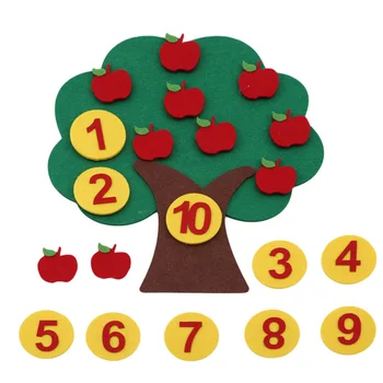 Montessori Matematikos Žaislas obelis Mokyti vaikus plėtros Žvalgybos Darželio 