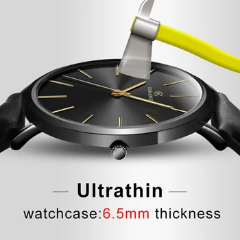 6,5 mm-Ultra plonas Žiūrėti Vyrų Elegantiškas Mados KEMANQI Laikrodžiai Paprasta Verslo Vyrų Kvarciniai Laikrodžiai Romos Vyriškas Vyrų Laikrodis reloj
