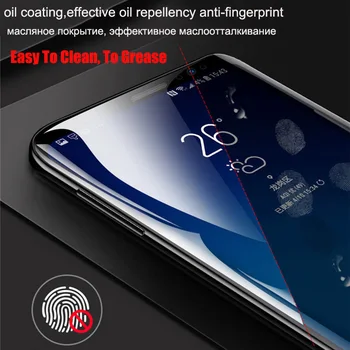 2vnt 21D Hidrogelio Plėvelės Samsung Galaxy S20 S21 S10 S8 S9 Plus Screen Protector Filmas 
