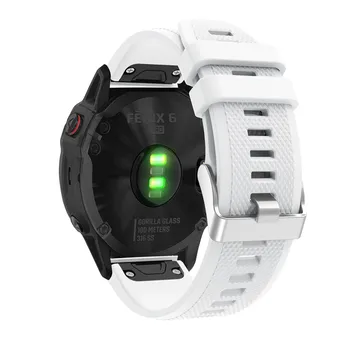 Karšto watchband Garmin Fenix 5X/5/5S/Plius/3 H/6X/6/6s/pro greitas išleisti lengvai tilptų riešo dirželio pakeitimo apyrankę priedai