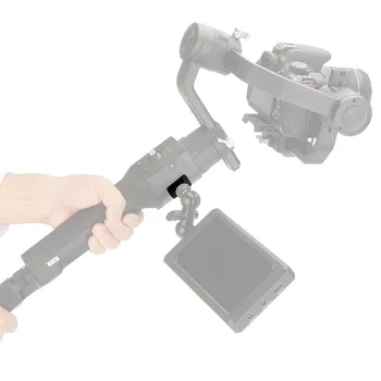 Fotoaparato Ekranas Plokštė, Vaizdo Išplėtimas Adapteris DJI Ronin S Gimbal Extender Stabilizatorius su 1/4Screw Magic Arm Mic