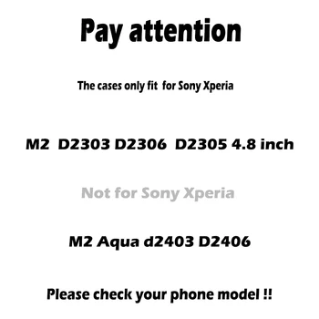 Silikoninis Telefono Dangtelį Coque Atveju Sony Xperia M2 D2302 S50H D2303 D2305 D2306 dual Atveju TPU Padengti Mielas Gyvūnas