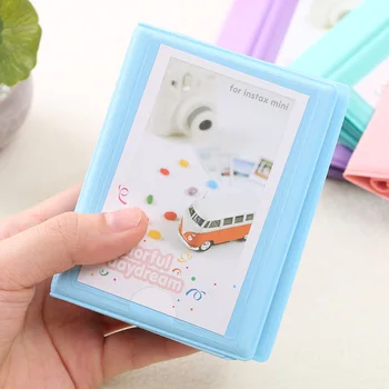 28 Kišenės Polaroid Foto Albumo Mini Momentinį Vaizdą Atveju Saugojimo Fujifilm Instax Mini Kino 8 Korėja Instax Albumą Fotografia