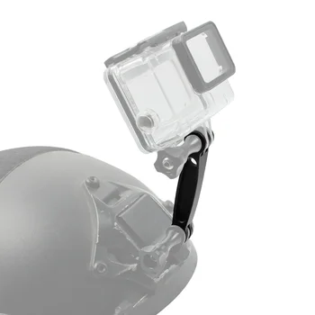 Aliuminio Lydinys Šalmas Pratęsimo Rankos Selfie Stick Lazdele GoPro Hero 8 7 6 5 SJCAM Yi už Insta360 Vienas R DJI Veiksmo Kameros