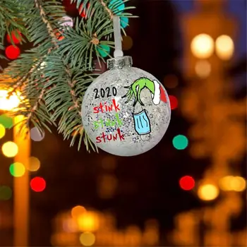 Kalėdų Kamuolys Papuošalai Kalėdų Dovanos Laimingų Naujųjų Metų Dropshipping 2020 Kalėdų Pakabukas Kalėdų Eglutės Kabinti Kamuolys Sniego Kamuolys