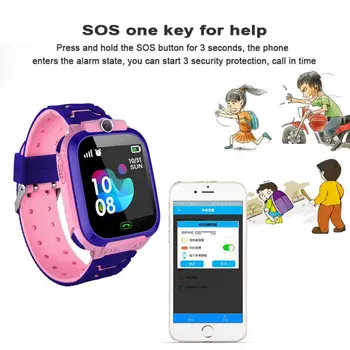 Smart Žiūrėti Vaikai Vaikai Smartwatch Mergaitėms Berniukai Elektroninių Smart Apyrankė Laikrodis, Studentams, Vaikų Sporto Smart Žiūrėti GPS Ieškiklis