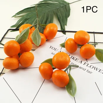 Oranžinė Modeliavimas Tikroviška Dekoratyvinis Netikrą Valgomasis, Virtuvė Festivalis Ornamentas, Dirbtinių Vaisių Namų Maži Mandarinai Šalis