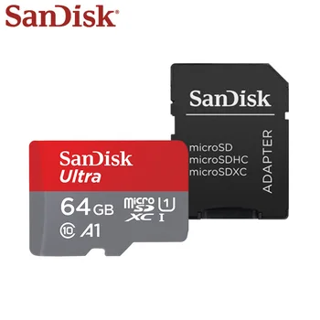 SanDisk Micro SD Kortele 512 GB 400GB 256 GB 200GB 128GB 64GB 98MB/s 16GB 32GB A1 Atminties Kortelės C10 