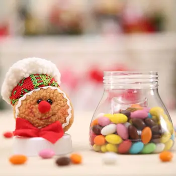 Kalėdų Saldainiai, Šokoladas Slapukai Saldainių Dėžutė Jar Namų Vestuvių, Gimtadienio Baby Shower Papuošalai Kalėdų Dovana Virtuvės Įrankis