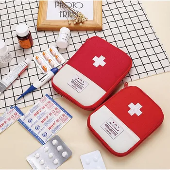 Lauko Pirmosios Pagalbos greitosios Medicinos Pagalbos Krepšys Medicina Narkotikų Tabletes, Dėžutę Namų Automobilių Survival Kit Atsiras Atveju Mažų 600D Oksfordo Dėklas