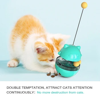 Juokinga Masažuoklis Katė Žaislas Su Cat Stick Gydyti Ištekėjimo Žaislas Katėms Kitten Savarankiškai Žaisti Puzzle Interaktyvi Katė Žaislai Pet products