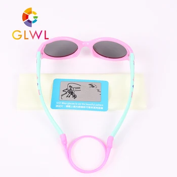 GLWL Vaikams, Akiniai nuo saulės Vaikų Poliarizuota Aikštėje Lęšiai Berniukai Silikono Kūdikių Veidrodinį Akiniai 2021 Mados Stilius Ovalo Sunglass