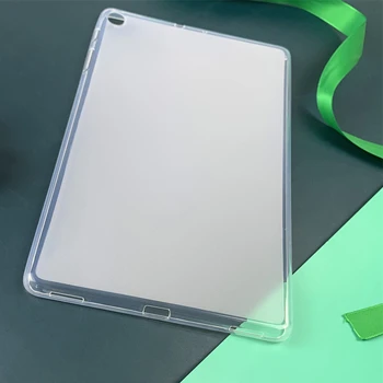 Juodas Minkštas Silicon Case For Samsung Galaxy Tab 10.1 Colių T510 T515 TPU Tabletės Apvalkalas Anti-Rudenį atsparus smūgiams Plaunamas Padengti