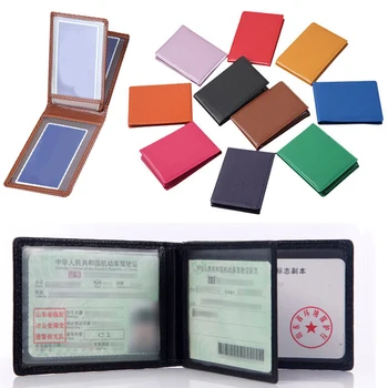Ultra-plonas Vairuotojo Licencijos Turėtojas Pu Oda Padengti Automobilio Vairuotojo Dokumentus, Verslo ID Pass Pažymos Katalogą Piniginės Unisex