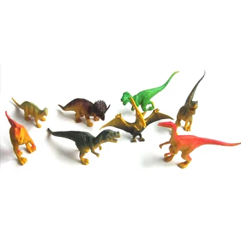 Karšto Mini PVC Mažas Dinozauras, Žaislai, Vaikų kišenpinigių Žaislai Užpildų 12-10cm