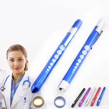 LED Medicinos Klinikinės Pen Šviesos Oftalmologijos Mokinių Pen Šviesos Balta / Geltona Šviesa Medicinos Specialios ENT Tyrimo Lempos