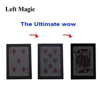 Galutinis WOW 3.0 Versija Keisti du Kartus Ultimate Keistis Magija Gudrybės Iliuzija Mentalism Prop Magia Žaislas Priedai