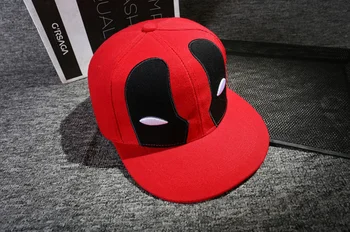 Anime Deadpool Siuvinėjimo Hip-Hop Snapback Skrybėlę Medvilnės Atsitiktinis Butas Beisbolo Kepurė Vyrams, Moterims Gorras Atsitiktinis Kaulų Gimtadienio Dovana