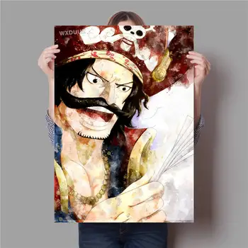 Klasikinis Japonų Anime One Piece Nuotrauką Miegamasis Gyvenimo, Vaikų Kambarys, Sofa-Sienos Menas Namų Dekoro Kokybės Drobė, Tapyba, Plakatas K900