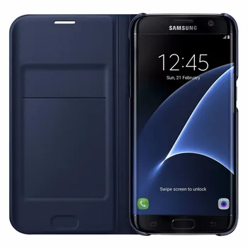 Apversti Piniginės Odinis Dėklas, Skirtas Samsung Galaxy S10 S8 S9 Plus A7 A8 2018 A3 A5 J3 Skyrius J5 2016 J7 2017 S6 S7 Krašto Note9 S10e Slim Atvejais