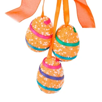 Mielas Triušis Kabinti Ornamentu Velykų Apdailos Happy Easter Egg Krepšius šalis Dekoro Katytė 31DA
