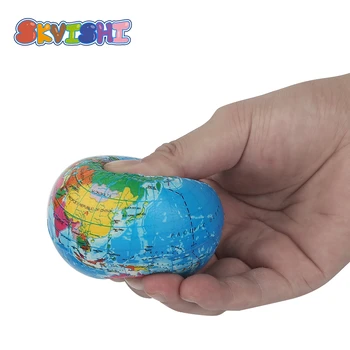 Plonas minkštas žaislas susispausti populiarus staigmena vaikams, sporto Įtempių antistress Dekoro Pasaulio Žemėlapyje Putų Žemės naujovė kamštukas Kamuolys, žaislai