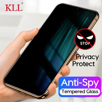 Anti-spy Visiškai Padengti Grūdinto Stiklo Xiaomi Redmi Pastaba 8 Pro 
