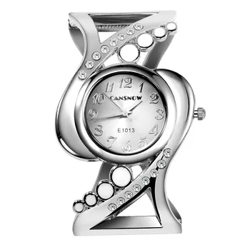 Moterų Bangle Laikrodis Kristalų Prabangos Ponios, Kvarciniai Laikrodžiai Moteris kalnų krištolas Mados Moterų Laikrodis Eleagnt Moterų Žiūrėti reloj